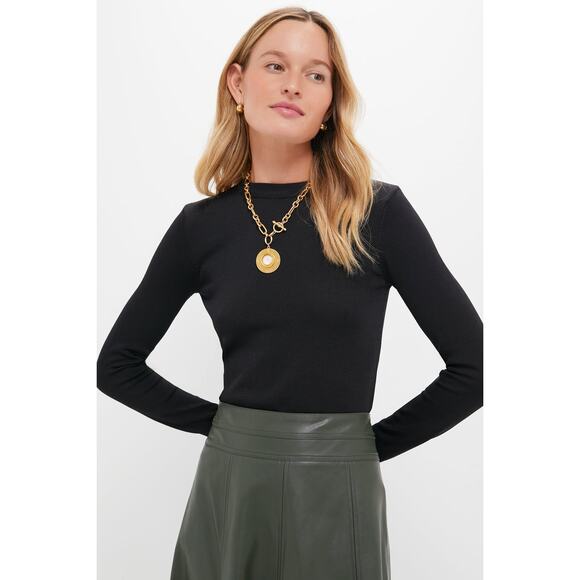 TUCKERNUCK Black Knit Vanessa Top Size XS NWT Retail $98 Tuckernuck - Picture 1 of 8